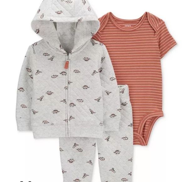 Carter's Dinosaur Sweatpants Matching Set - Picture 5 of 5